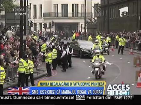 Securitatea de la nunta regala a costat peste 20 de milioane de euro