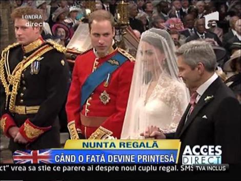 Printul William s-a emotionat la vederea miresei lui