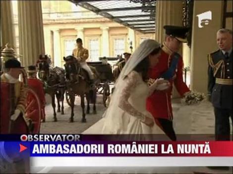 Ambasadorii Romaniei la Nunta Regala