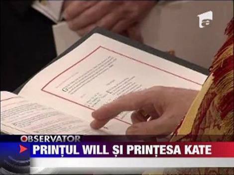 Printul William si Kate Middleton au devenit sot si sotie