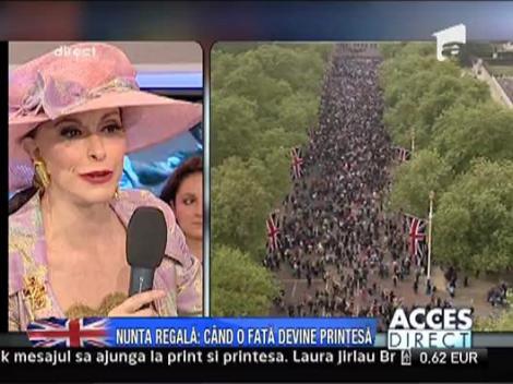 Foarte multa lume la "Nunta Secolului"