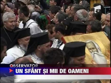 Imbulzeala la canonizarea parintelui Irodion