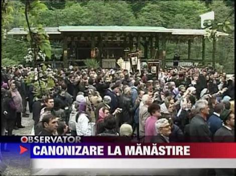 Canonizare la manastirea