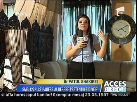 Patul de lux al Shakirei