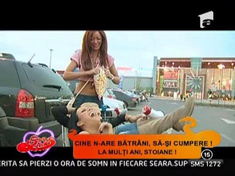 Bianca si Cruduta, show pe role la mall