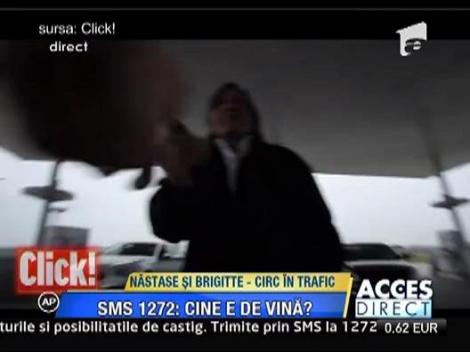 Ilie Nastase si Brigitte Sfat, circ in trafic