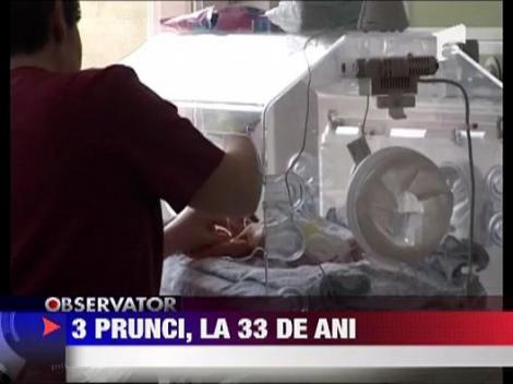 La 33 de ani a nascut 3 copii