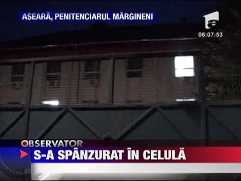 Un detinut de la Penitenciarul Margineni s-a spanzurat in celula