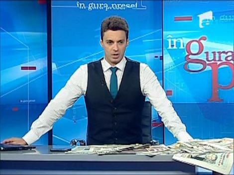 Mircea Badea degustat de palaria cu flori a Monicai Tatoiu