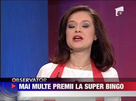 Mai multe premii la Super Bingo Metropolis