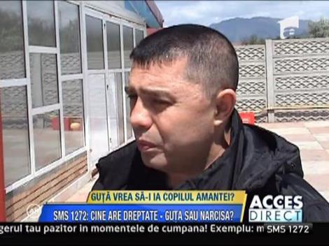 Nicolae Guta vrea sa-i ia copilul amantei