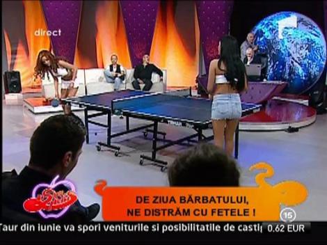 Bianca si Cruduta, tenis de masa de Ziua Barbatului