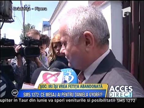 Irinel: "Nu vreau ca fiica mea sa fie crescuta de necunoscuti"