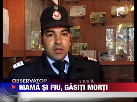 Mama si fiu, gasiti morti de foame