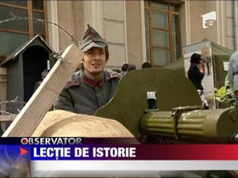 Lectie de istorie la Muzeul Militar National