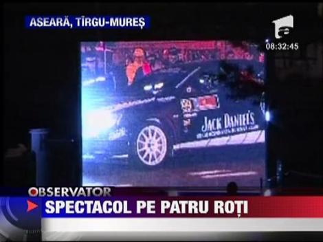 Spectacol pe patru roti la Targu Mures