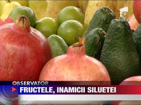 Fructele, inamicii siluetei