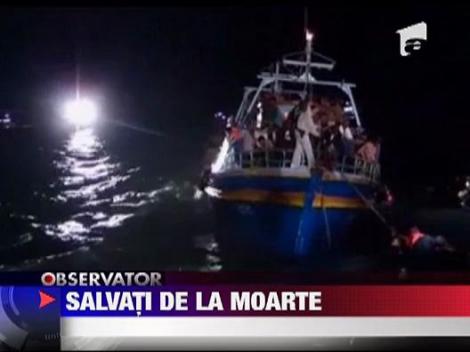 400 de imigranti africani, salvati de la inec de italieni