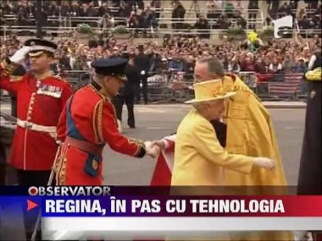 Regina Elisabeta, in pas cu tehnologia