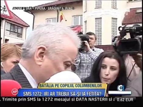 Irinel Columbeanu: "Acum, Irina este rapita!"