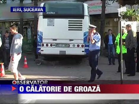 Panica intr-un autobuz din Suceava