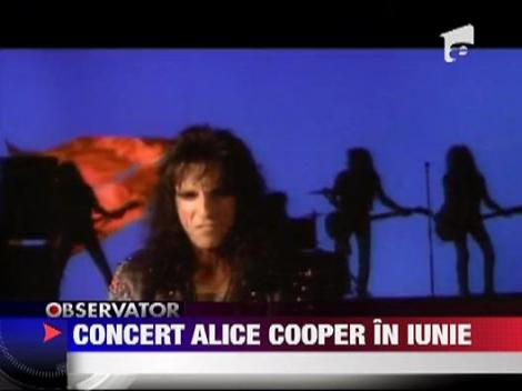 Alice Cooper vine la Bucuresti