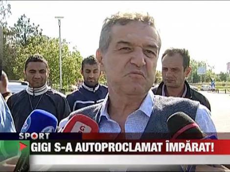 "Eu sunt imparatul, cine vrea, sa ma urmeze", se lauda Gigi Becali!
