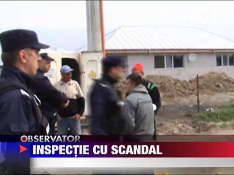 Scandal pe un santier de la marginea orasului Braila