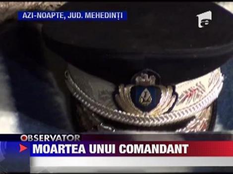 Comandantul jandarmilor din Portile de Fier Doi a murit