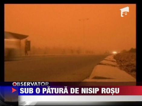 Furtuna de nisip in China