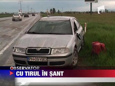 TIR rasturnat pe DN1