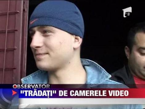 Hoti "tradati" de camerele de supraveghere in Targoviste