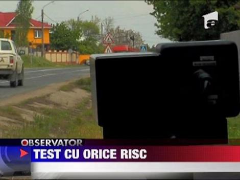 Un notar din Bacau a sfidat politia pe Drumul European 85