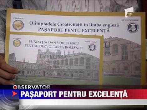 Pasaport pentru excelenta