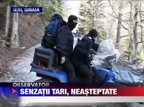 A cazut cu ATV-ul intr-o rapa adanca de treizeci de metri