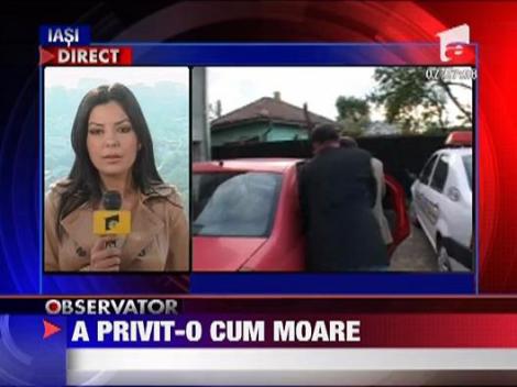 I-a taiat gatul cu un cutit si apoi a lasat-o sa agonizeze in fata vecinilor!