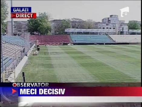 Galatiul e imbracat azi in culorile rosu, alb si albastru