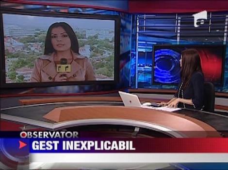 O copila de trei luni a fost la un pas de moarte