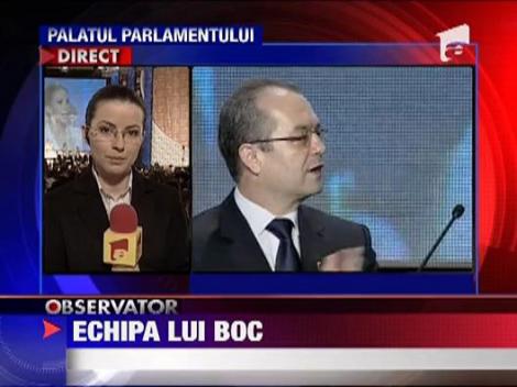 Echipa lui Emil Boc