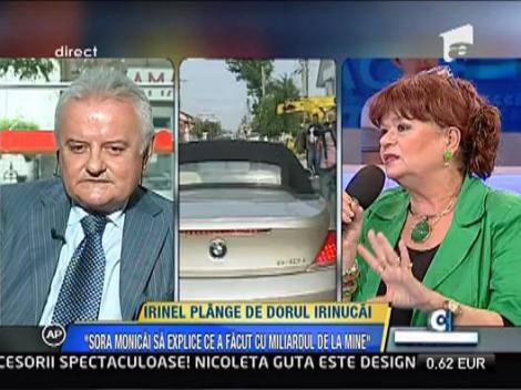 Cristina Stamate, catre Irinel: "De ce nu ati lasat-o pe Monica sa intre in casa?"
