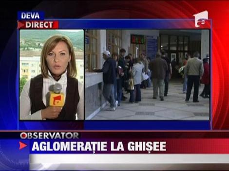 Aglomeratie la ghisee pentru depunerea declaratiilor de venit
