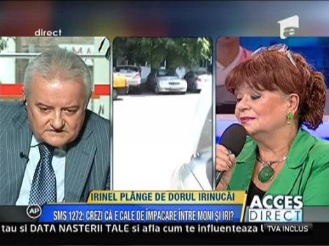 Irinel, despre deplasarea Monicai in SUA