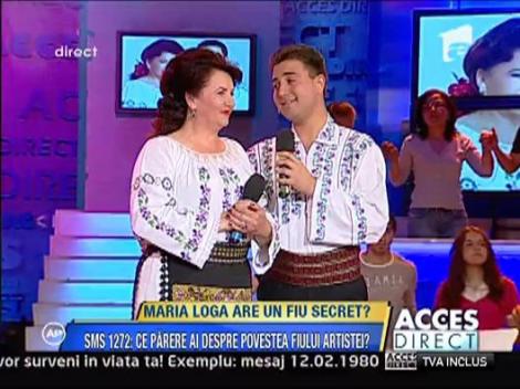 Maria Loga si Valentin Zanfira au cantat la Acces Direct