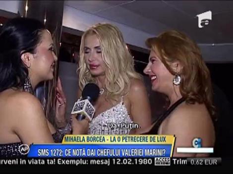 Mihaela Borcea, la o petrecere de lux