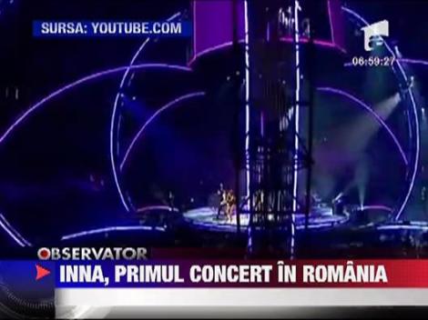Inna, primul concert in Romania