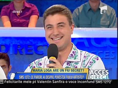 Maria Loga si Valentin Zanfira, mama si fiu