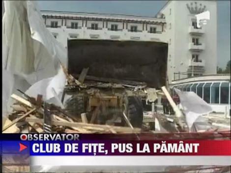Club de fite din Mamaia, demolat