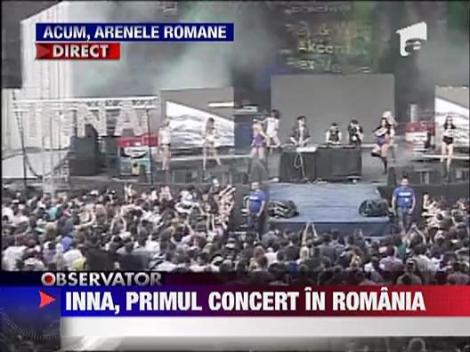Inna, primul concert in Romania