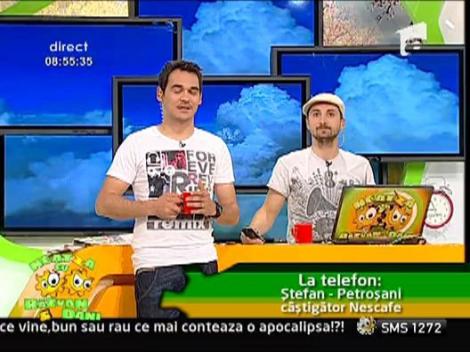Stefan a castigat 1000 de euro la Neatza