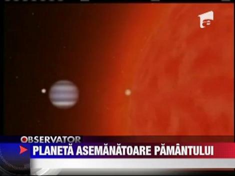 Planeta asemanatoare Pamantului, descoperita